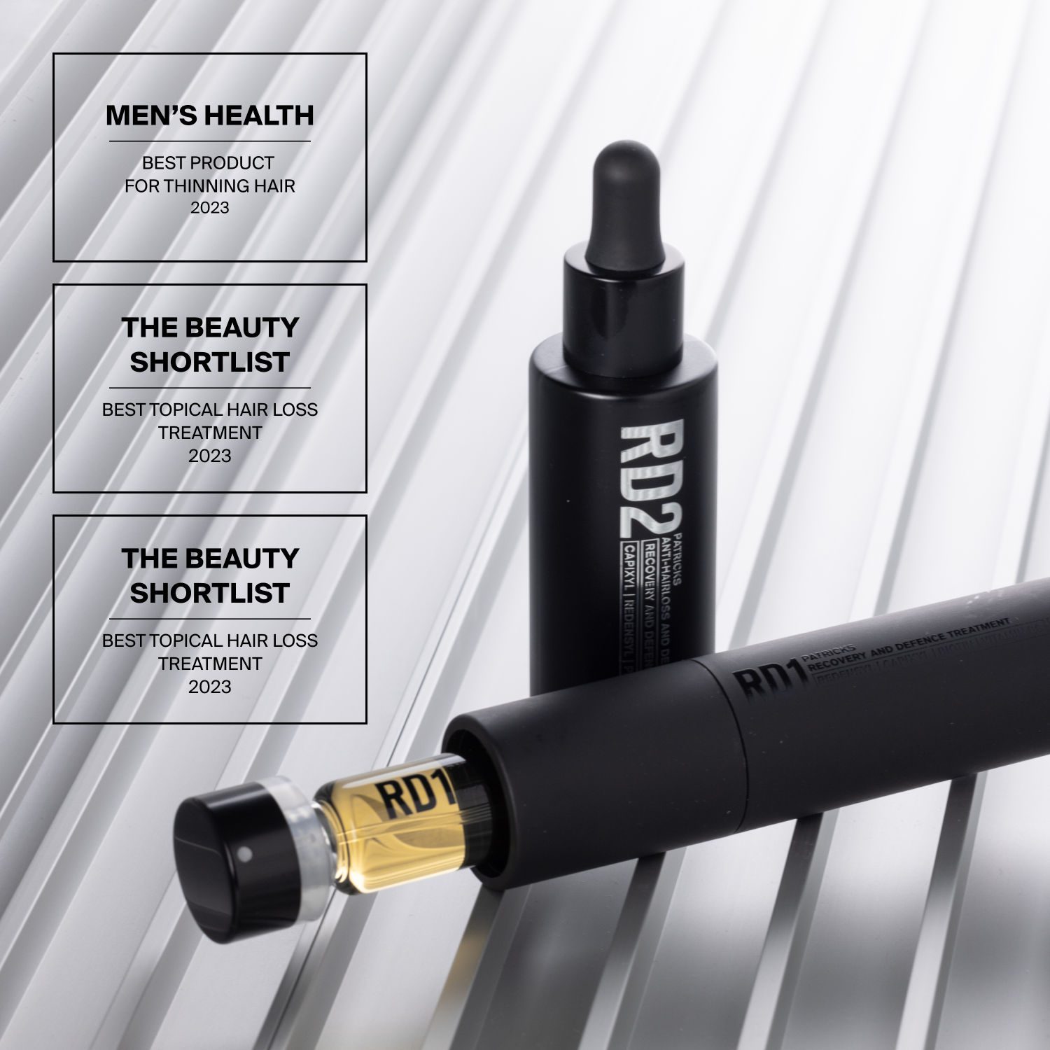 Patricks Anti-Hair Loss Bundle - RD1: 20ML Anti-Hair Loss Spray & RD2: 30ML Anti-Hair Loss Serum Patricks Anti-Hair Loss Bundle - RD1: 20ML Anti-Hair Loss Spray & RD2: 30ML Anti-Hair Loss Serum