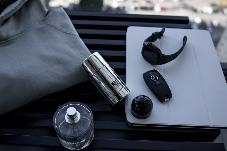 ND1 deodorant with everyday carry objects for benefits section